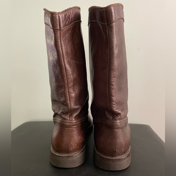 Men’s Galo Leather Boots, Brown 10 - Picture 5 of 6